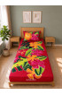 Hand Painted Rayon Bedsheet Set Single Size